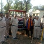 Singrauli News – सिंगरौली में अवैध रेत परिवहन पर कार्रवाई, बिना नंबर ट्रैक्टर-ट्रॉली जब्त